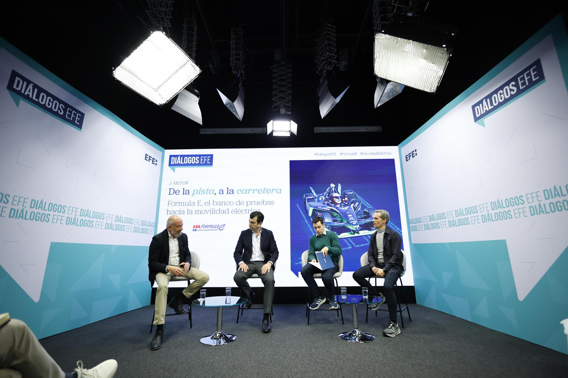 Previa de la Fórmula E en Madrid, España.