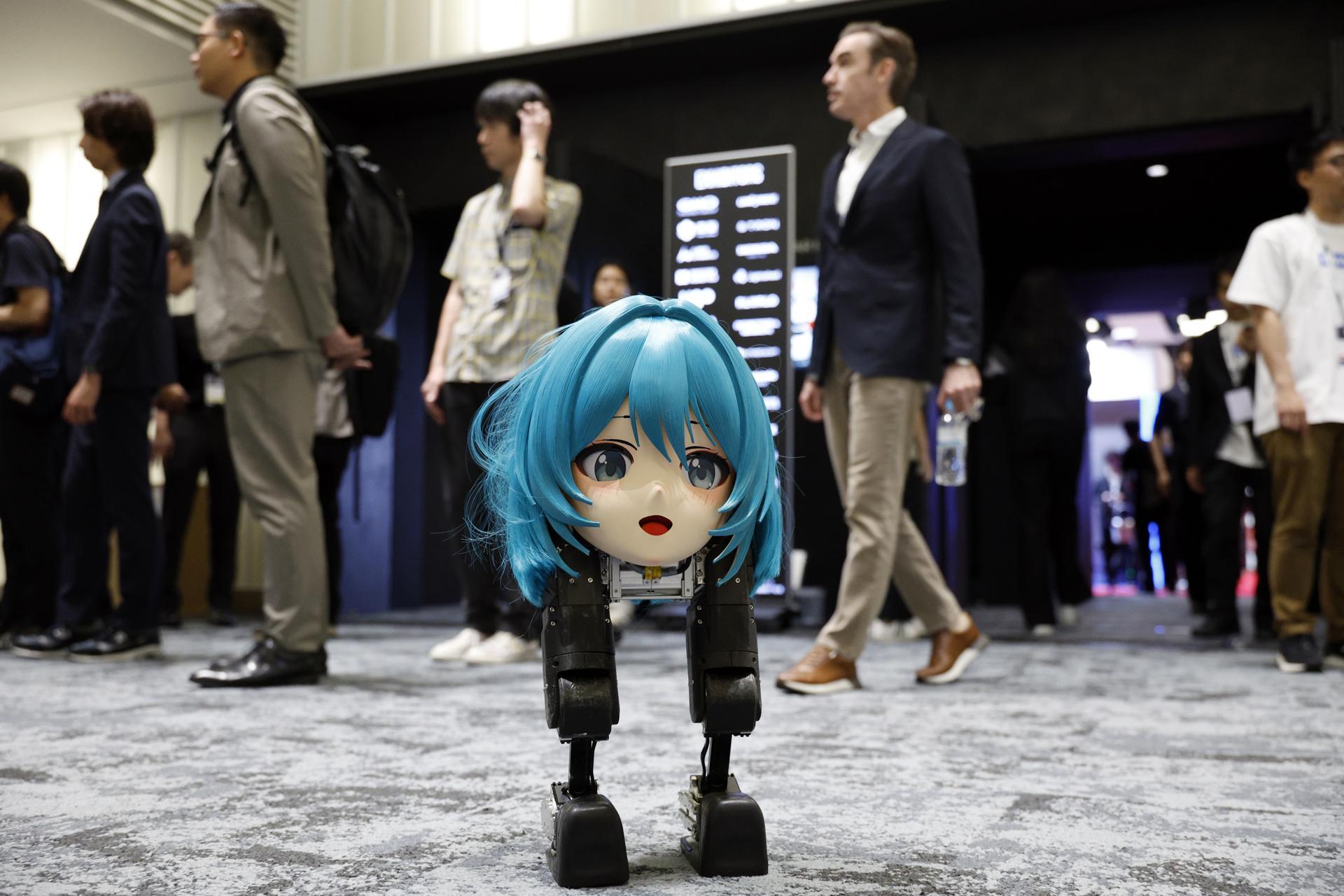  El robot bípedo 'Mini Pi', de la empresa china de robótica High Torque Technology.