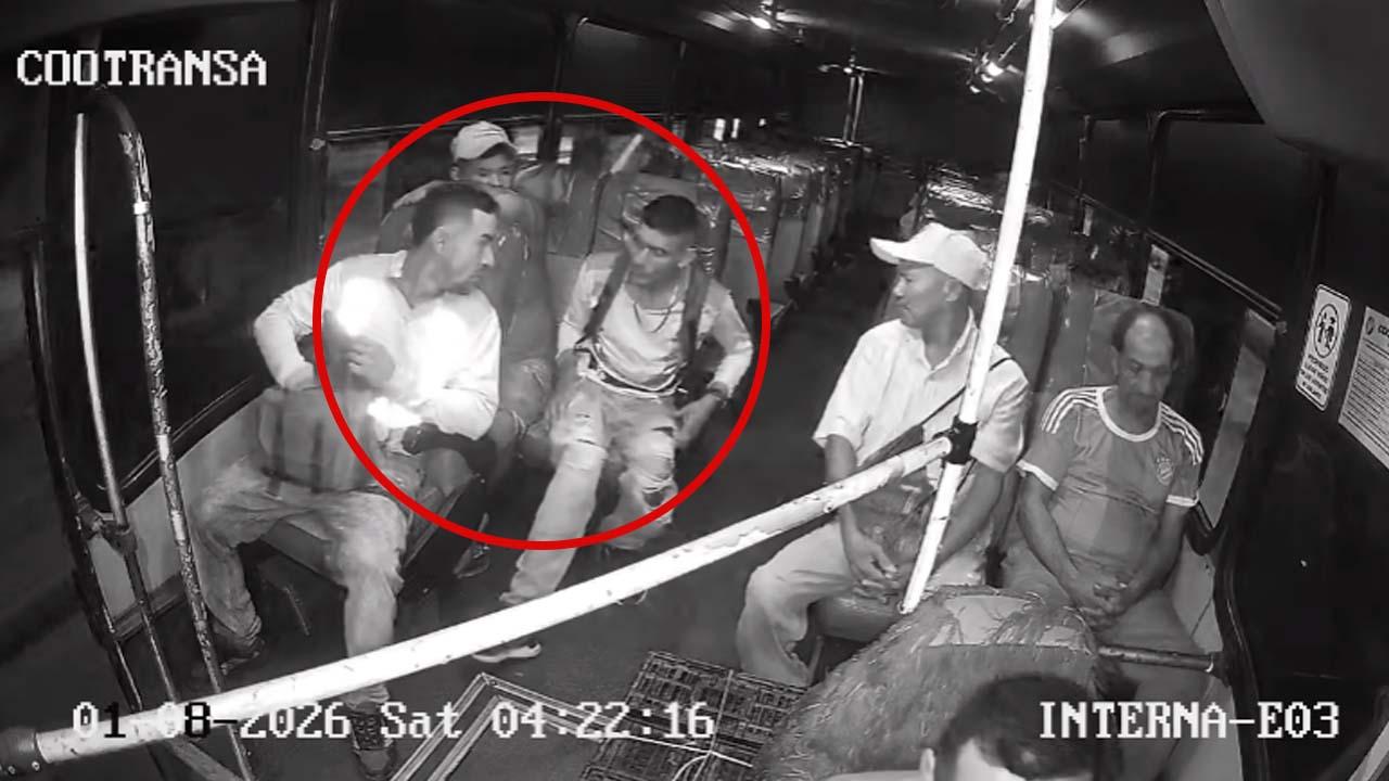 “Ratas madrugadoras”: asaltaron bus de Cootransa antes de las 5:00 de la mañana