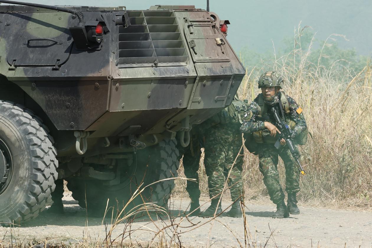 Integrantes de las Fuerzas Militares en ejercicio de la OTAN.