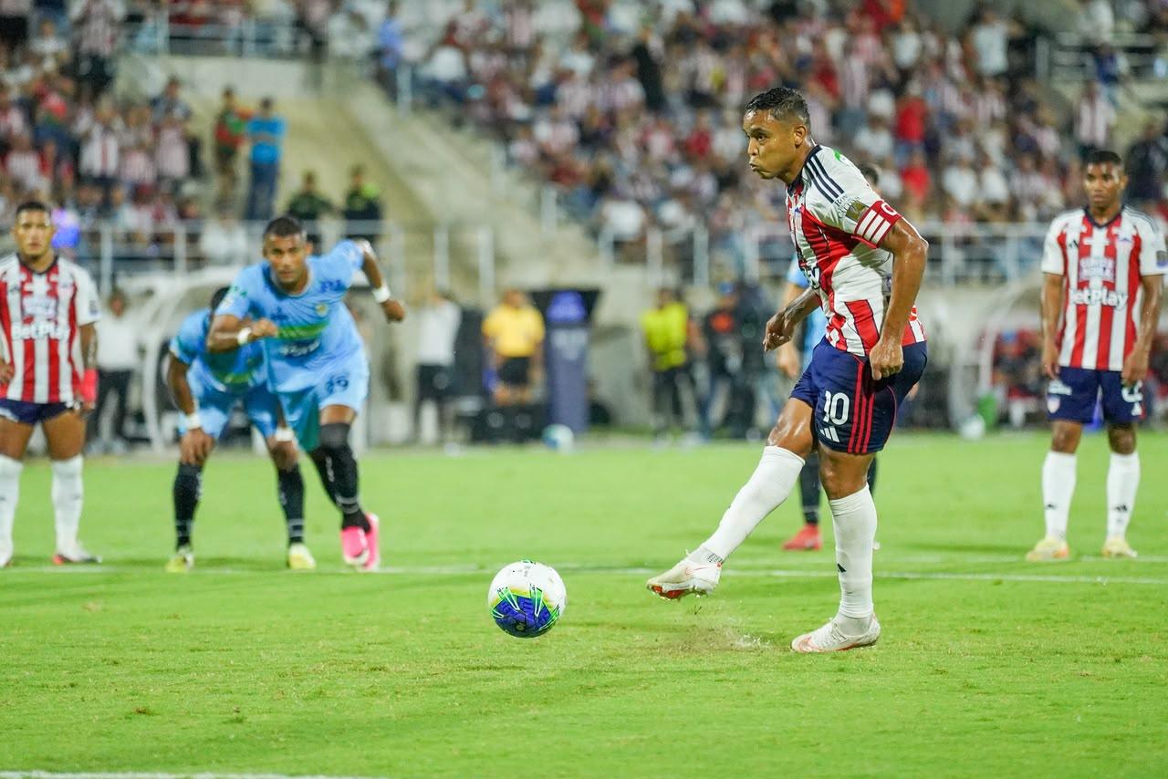El penal fallado por Luis Fernando Muriel.