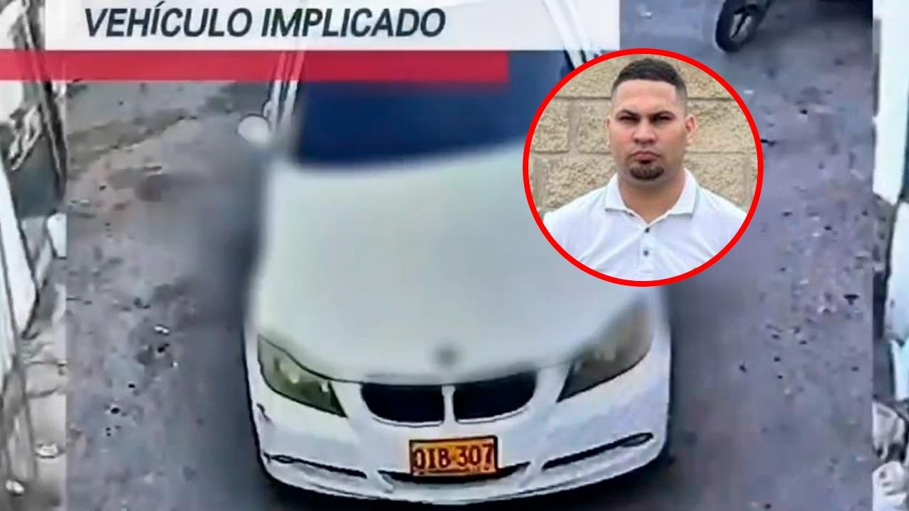 El vehículo implicado y alias 'Kleiver'.