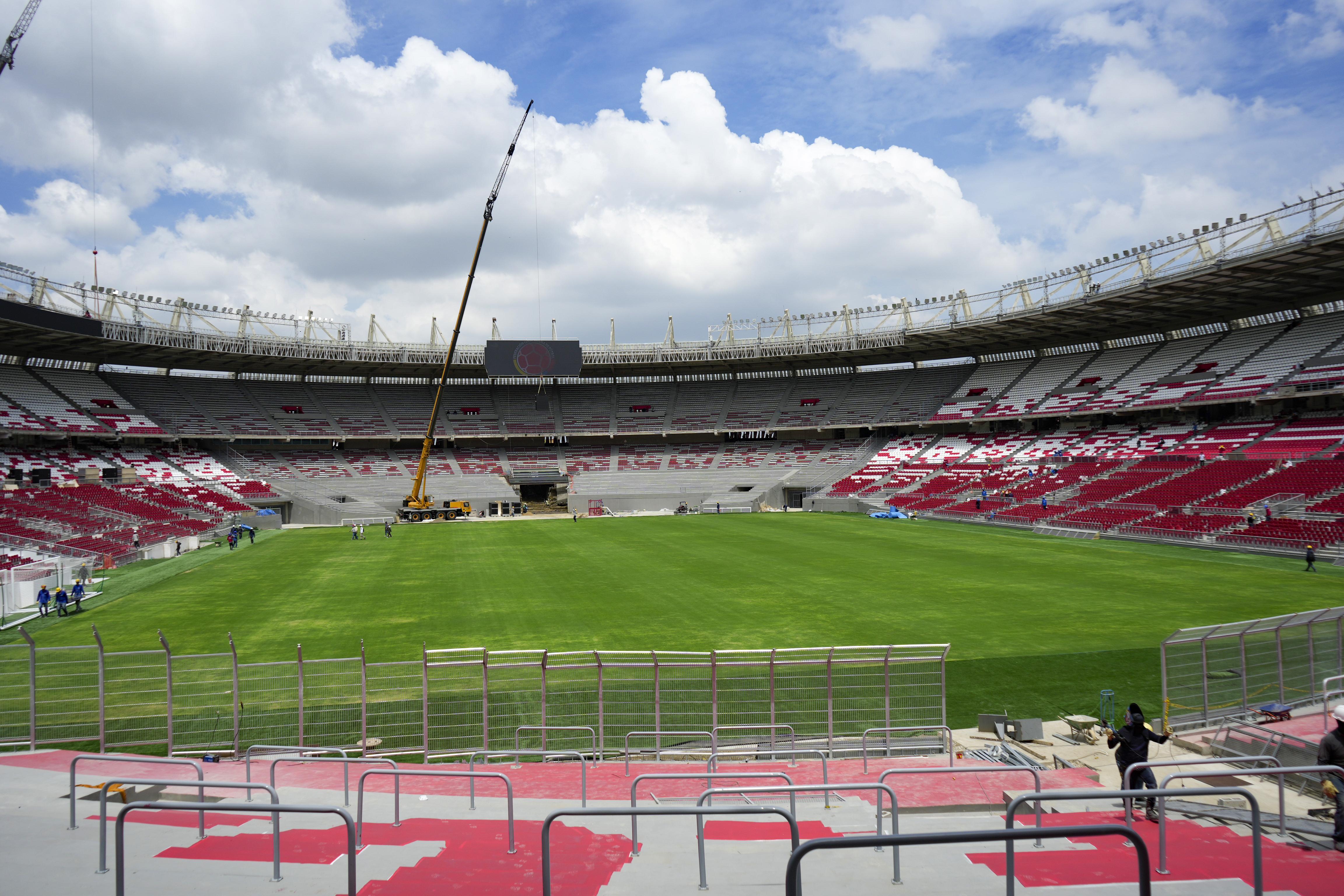 Así se encuentra el estadio Metropolitano.