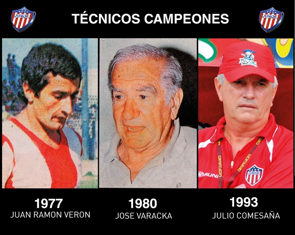Varón, Varacka y Comesaña, primeros tres técnicos campeones