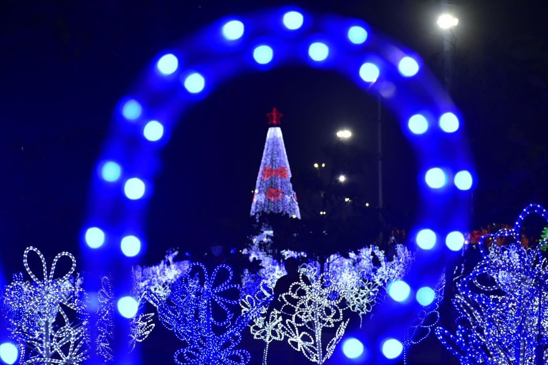 Luces de Navidad en el Gran Malecón